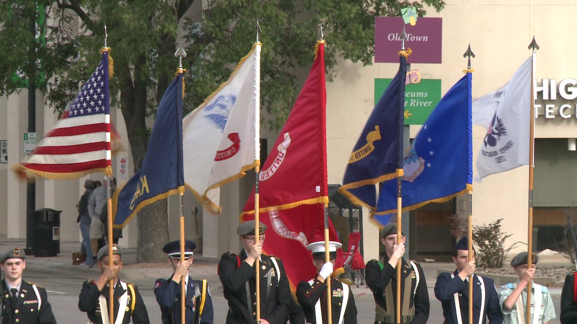 Veterans Day parade in Wichita