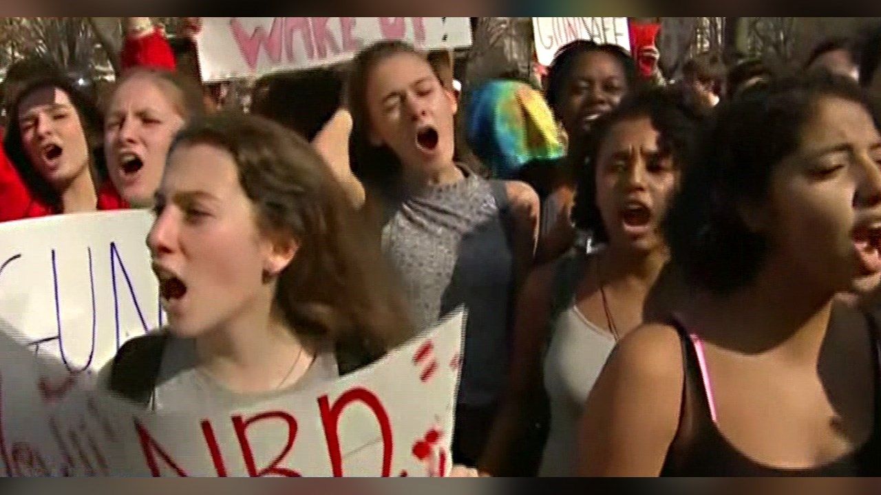 Students protesting for gun reform in Tallahassee, Florida, Photo Date: February 21, 2018 | MGN Online