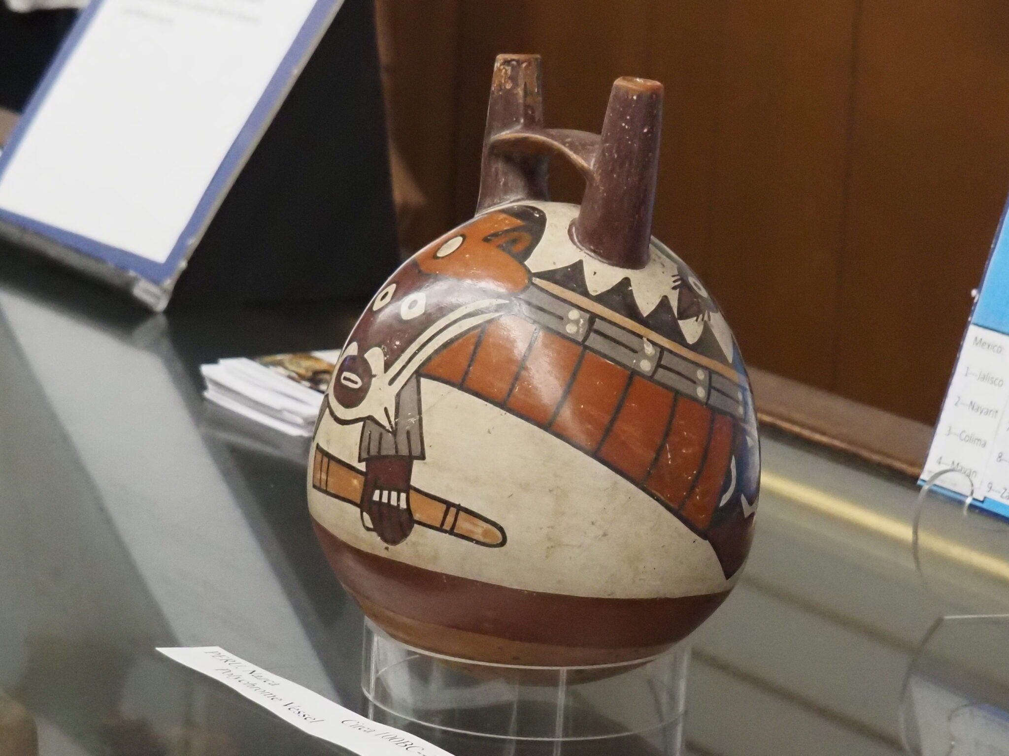 A polychrome vessel formerly kept in a Miami County museum has been returned to its origin country. (Rachel Mipro/Kansas Reflector) A polychrome vessel formerly kept in a Miami County museum has been returned to its origin country. (Rachel Mipro/Kansas Reflector)