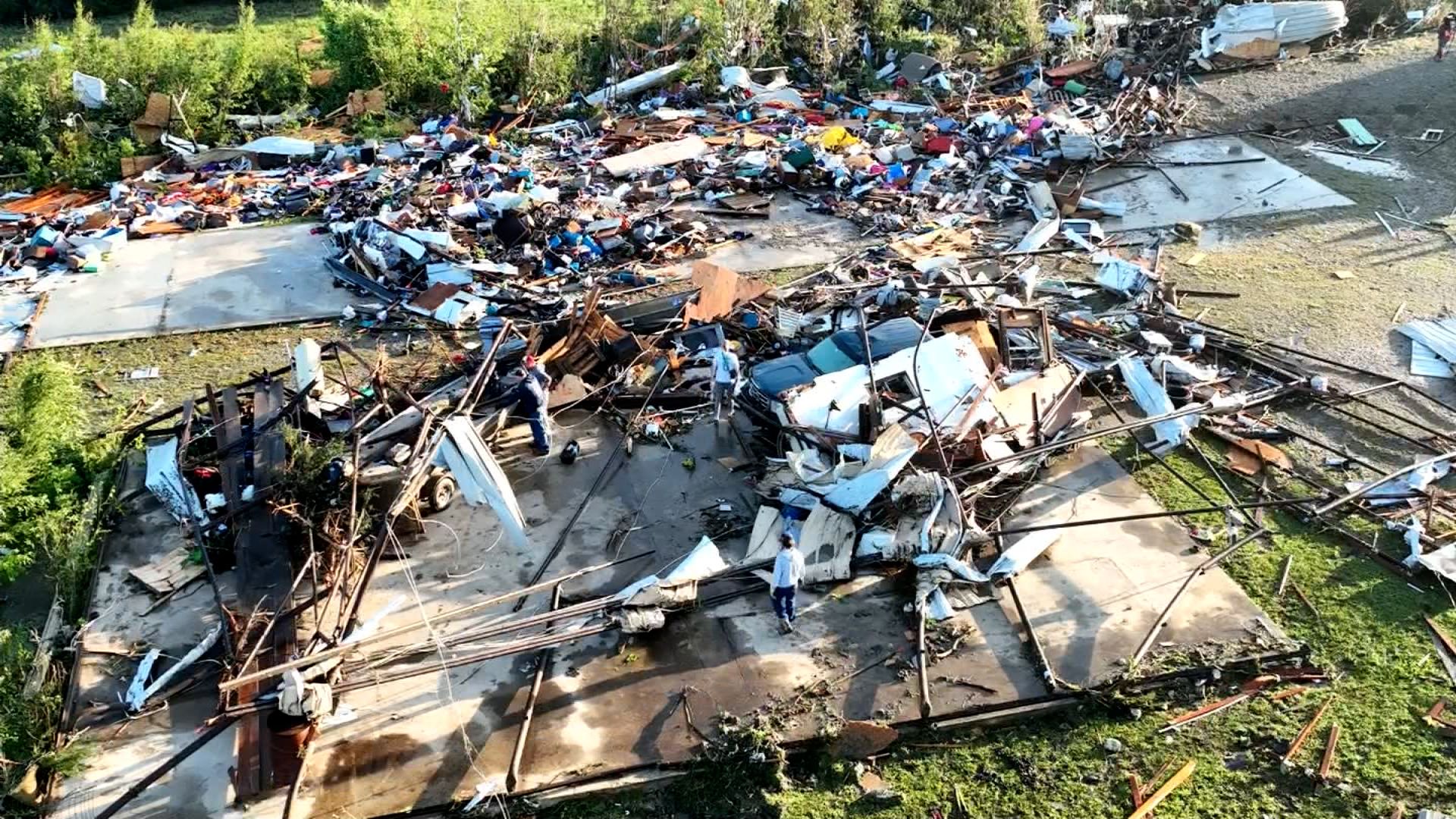 Barnsdall tornado damage (CNN)