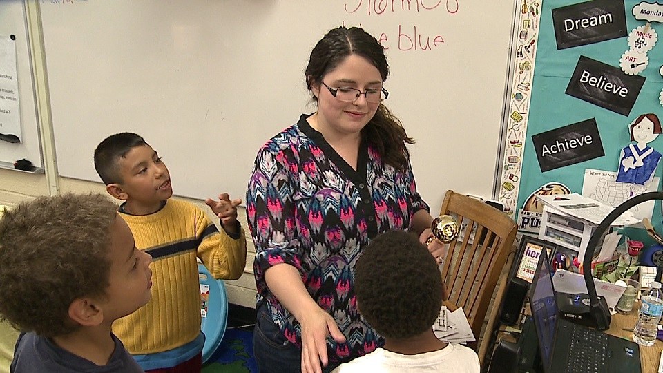 Golden Apple: Brittany Horning, L'ouverture Magnet Elementary - KAKE