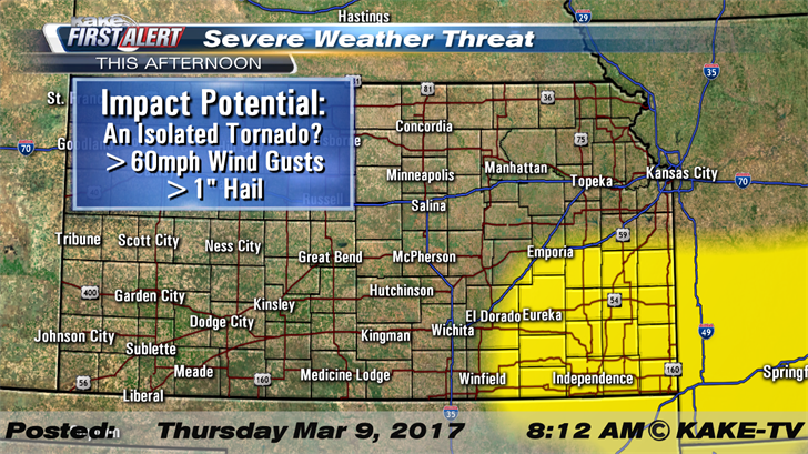 Severe storms possible across Southeast Kansas - KAKE