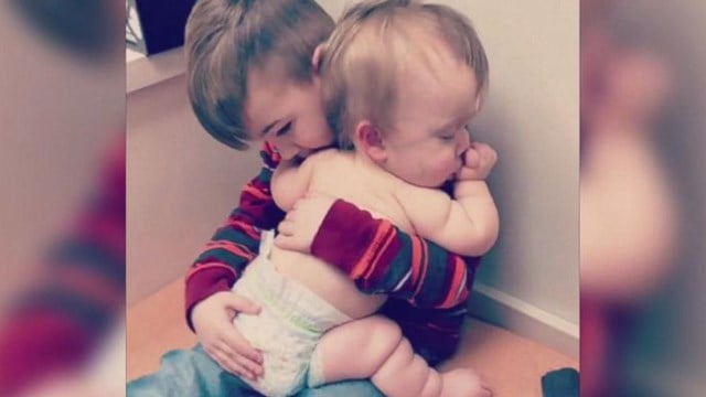 Big Brother Comforts Sick Baby Sister In Adorable Video Kake