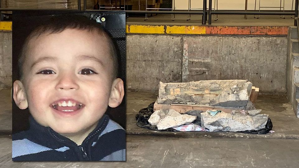 Jurors view concrete structure in child murder case