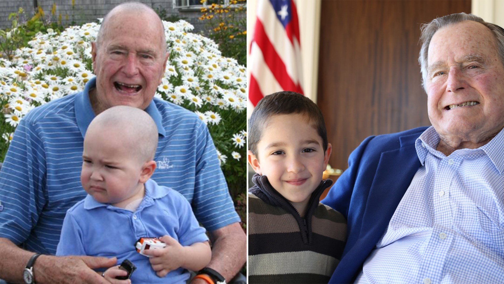 George H W Bush Once Shaved Head To Support Secret Service Agent S Son With Leukemia Kake