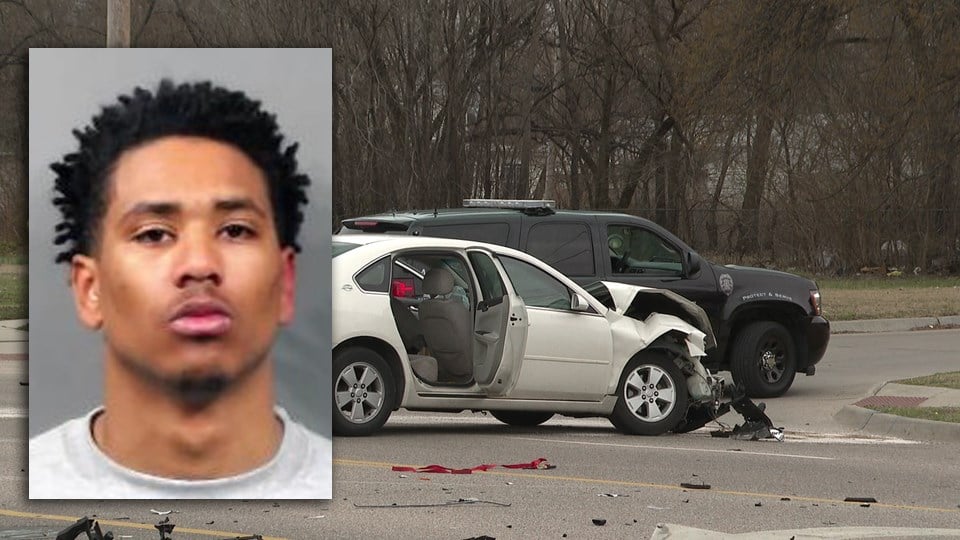 Man arrested after police chase, crash in Wichita