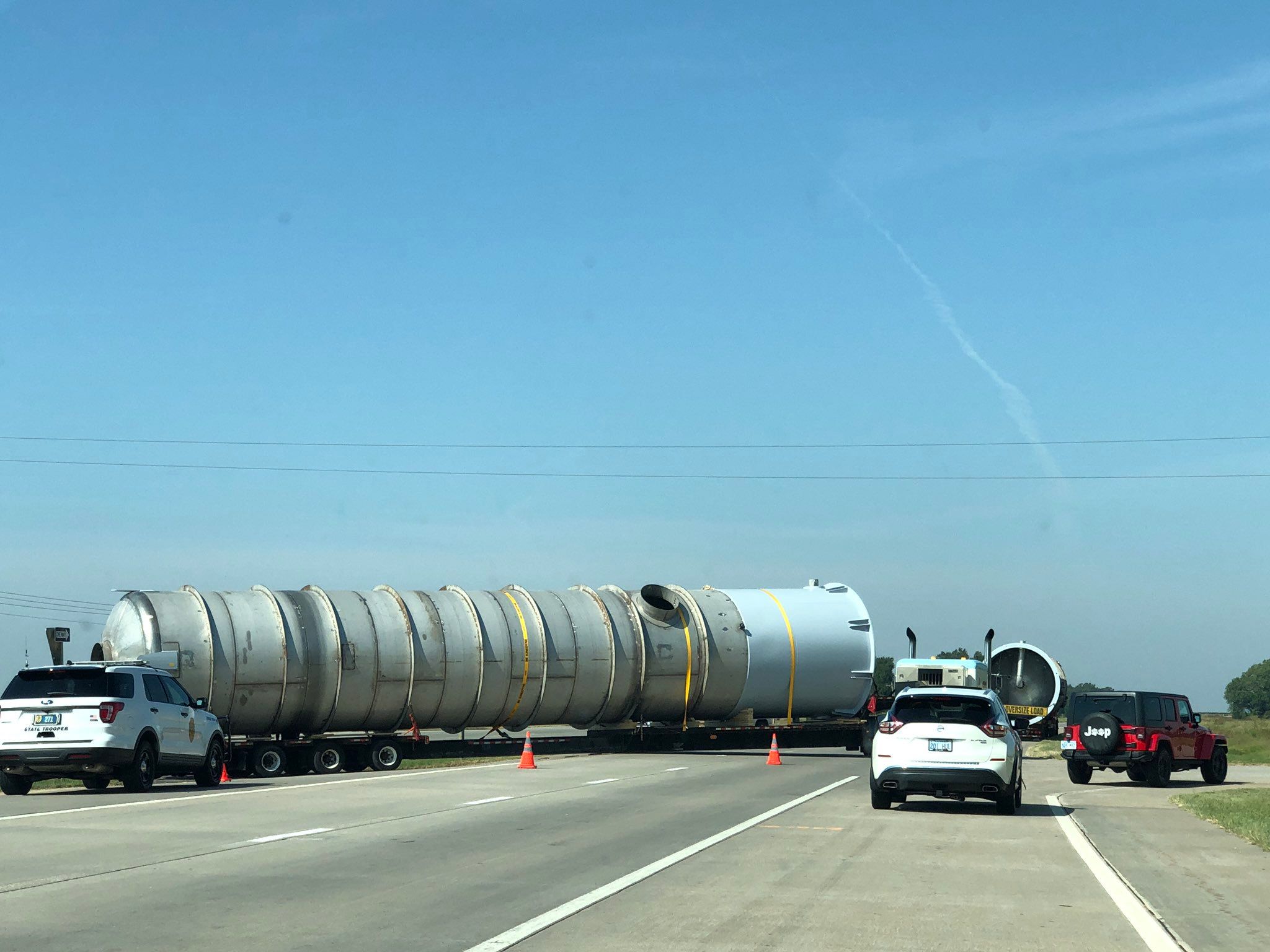 Stuck semi blocks State Fair traffic early Sunday KAKE