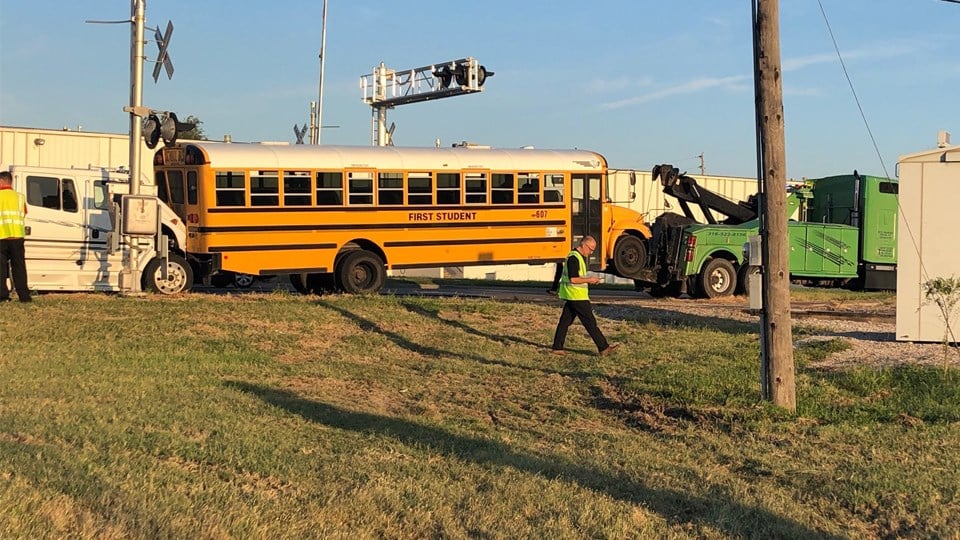 2 Students Taken To Hospital After Truck Hits Wichita School Bus - KAKE