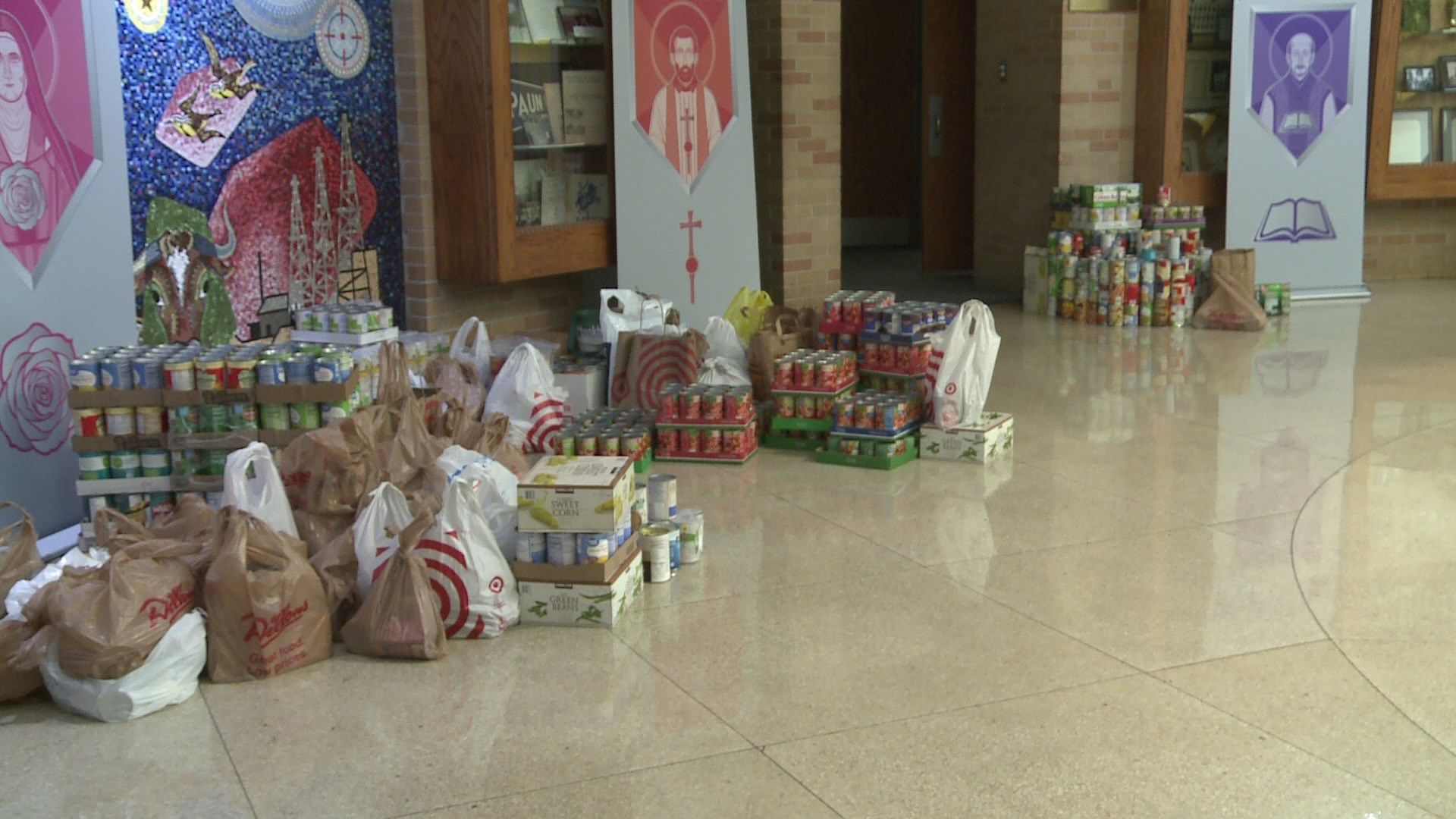 Anonymous Student Donates To Kapaun Mt Carmel Food Drive
