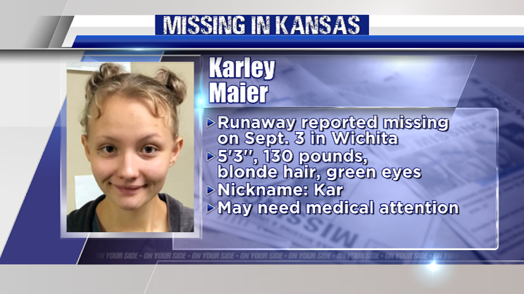 Missing In Kansas Karley Maier Missing Again Ktencom