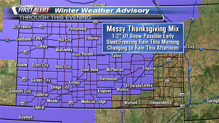 More Rain And Snow On The Thanksgiving Menu For Kakeland