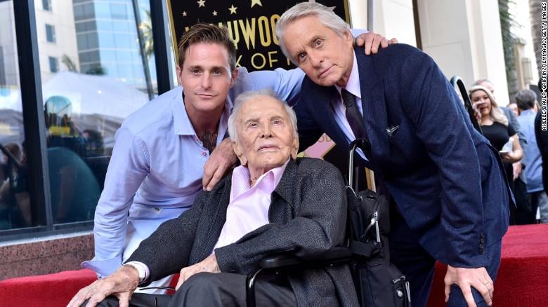 Hollywood icon Kirk Douglas celebrates his 103rd birthday