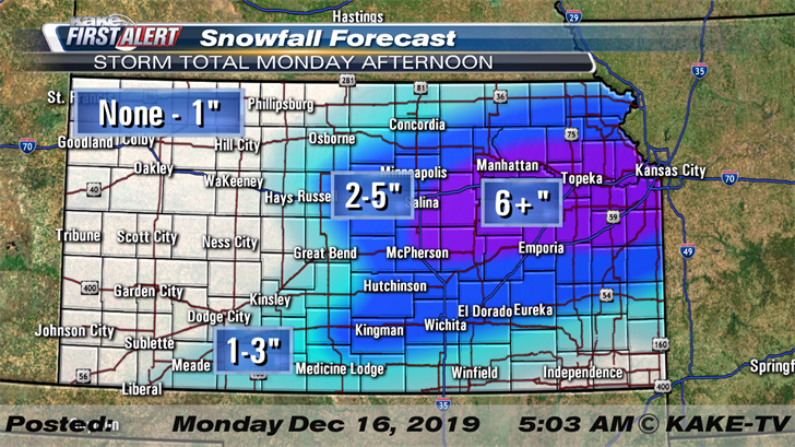 Winter Storm Brings Snow Ice To Kakeland Kake