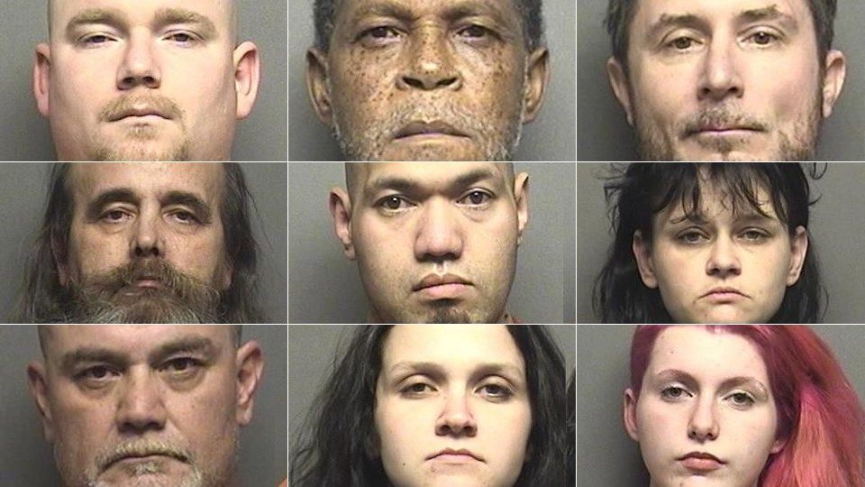 9 suspects arrested in Salina meth bust 
