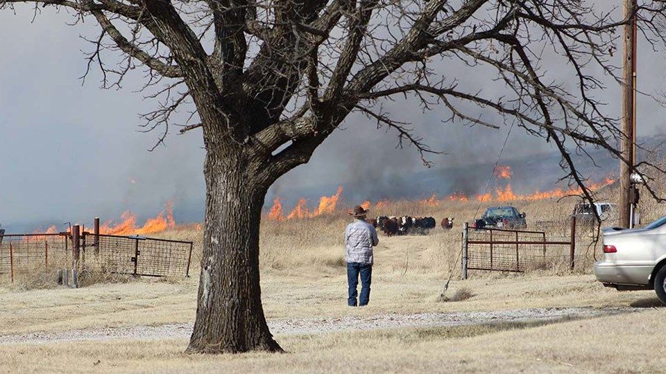 Crews battle wildfires across multiple Kansas counties KAKE