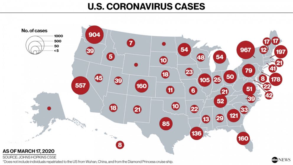 Coronavirus Map Tracking The Spread In The Us And Around The Wo