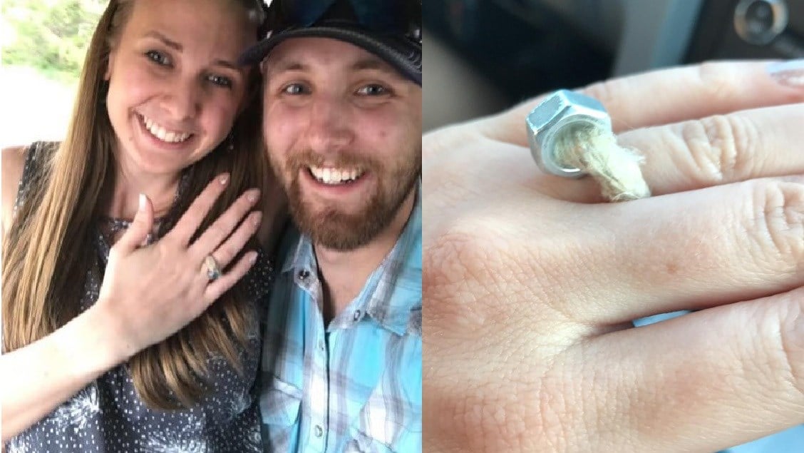 Kansas man surprises girlfriend with train proposal