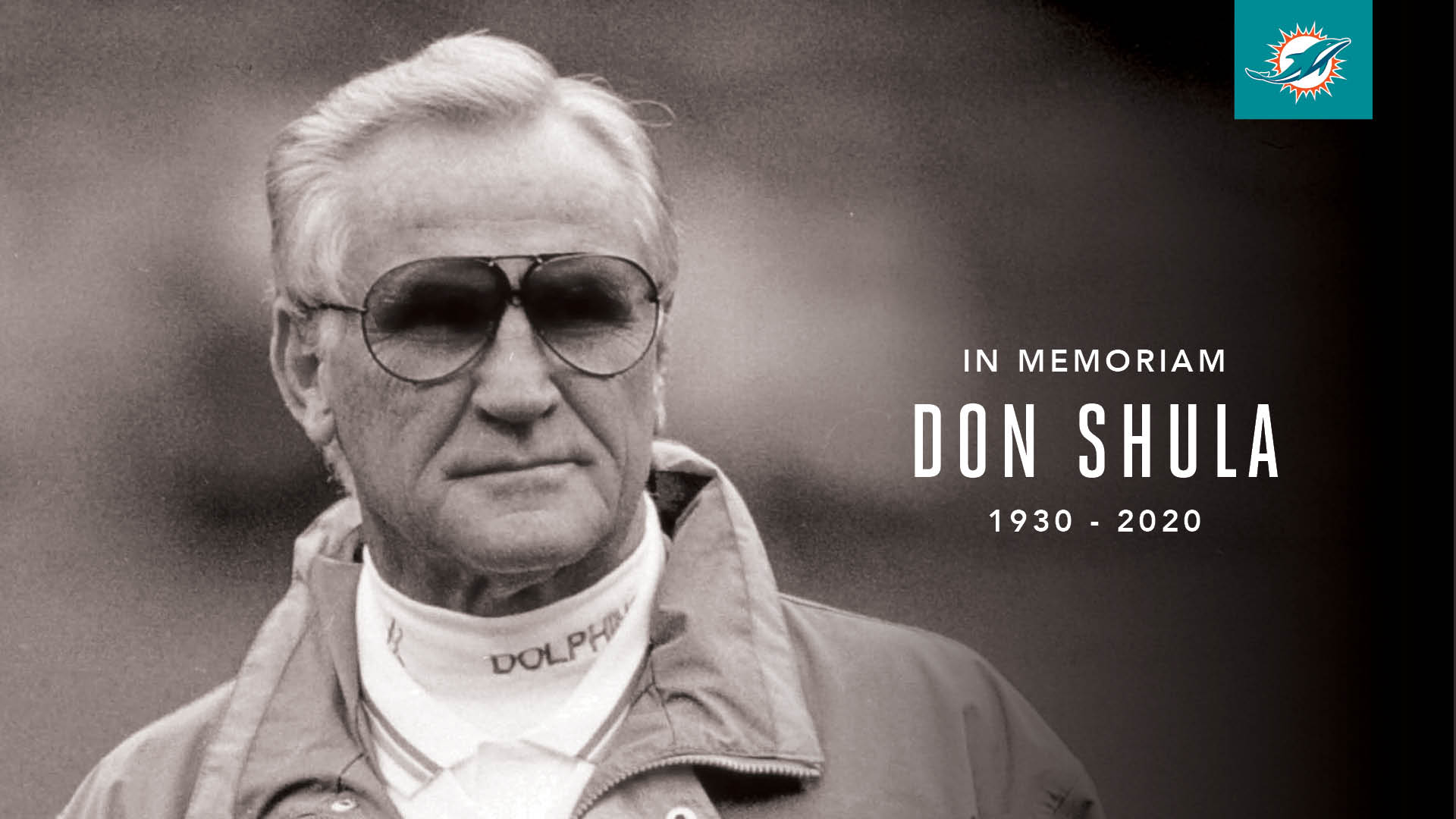 Miami Dolphins say Don Shula, the winningest coach in pro football