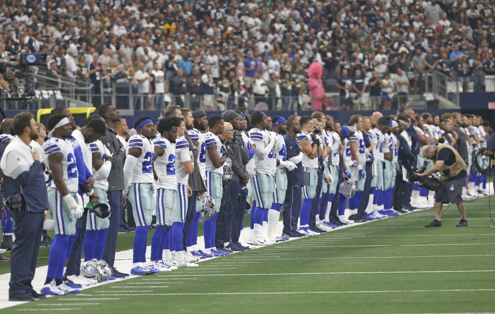 Cowboys owner Jerry Jones says anthem protests are damaging the NFL, Dallas  Cowboys