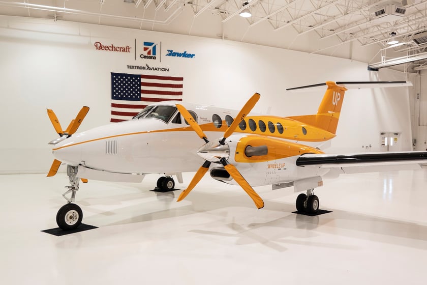 Textron Aviation Rolls Out Special King Air For Wheels Up Initia Textron Aviation Rolls Out Special King Air For Wheels Up Initia