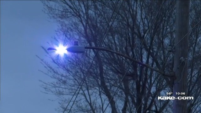 Faulty Streetlights Turning Blue And Purple Kake
