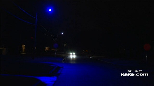 Faulty Streetlights Turning Blue And Purple Kake