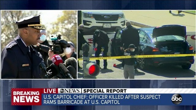 Man Rams Car Into 2 Capitol Police 1 Officer Driver Killed Kake 9672