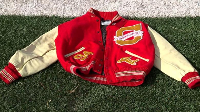 Decorated high school athlete was unable to afford letterman patches; wife  gifts them to him over 30 years later