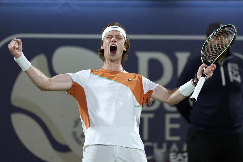 Medvedev beats Djokovic in Dubai, Rublev sends peace message