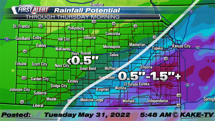 Tuesday brings another chance of severe storms - KAKE