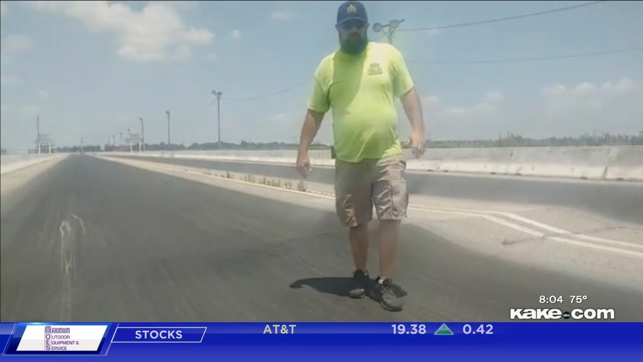 Races canceled after track buckles in extreme Kansas heat