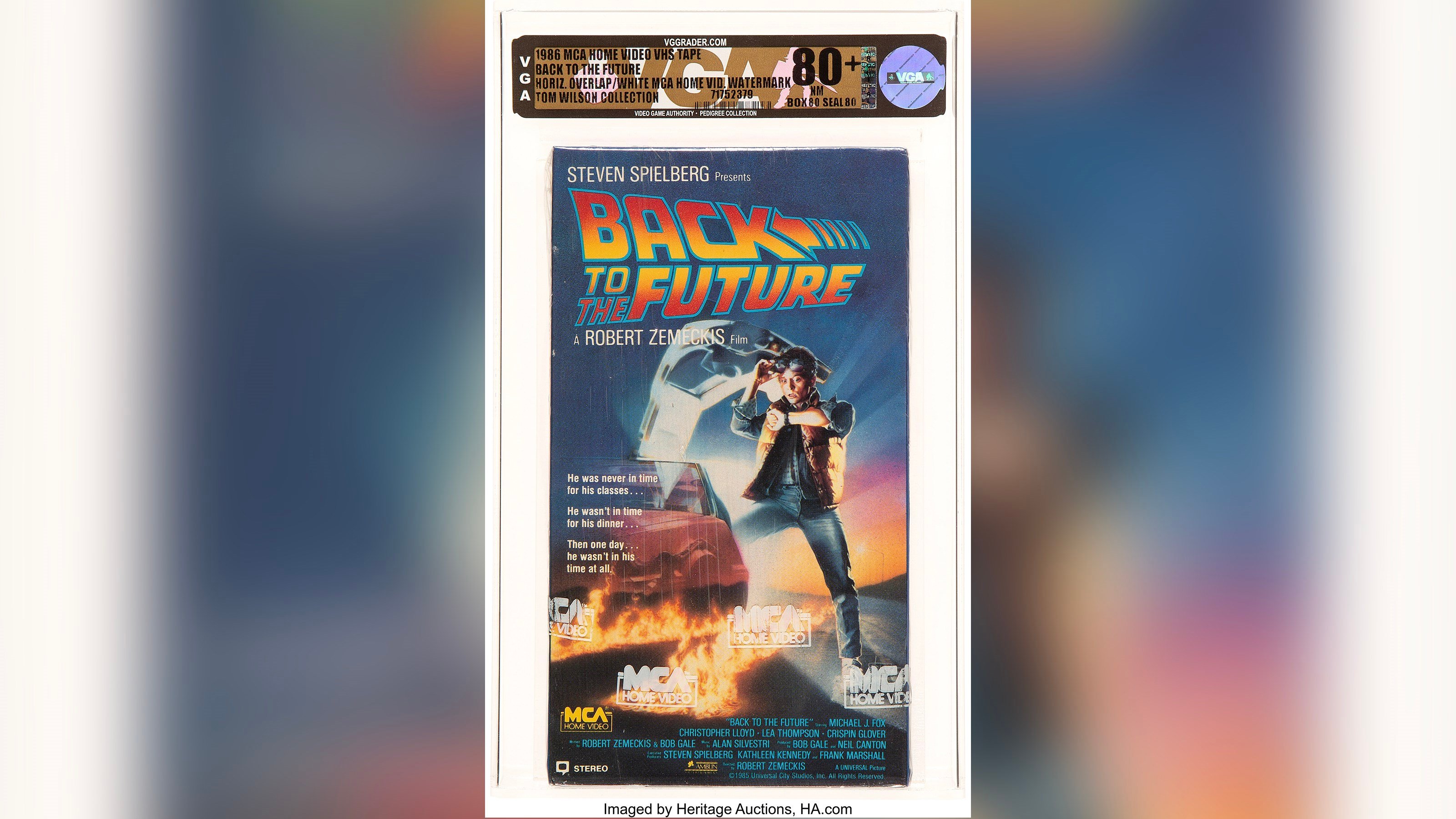 VHS copy of 'Back to the Future' sells for $75,000, setting a ne