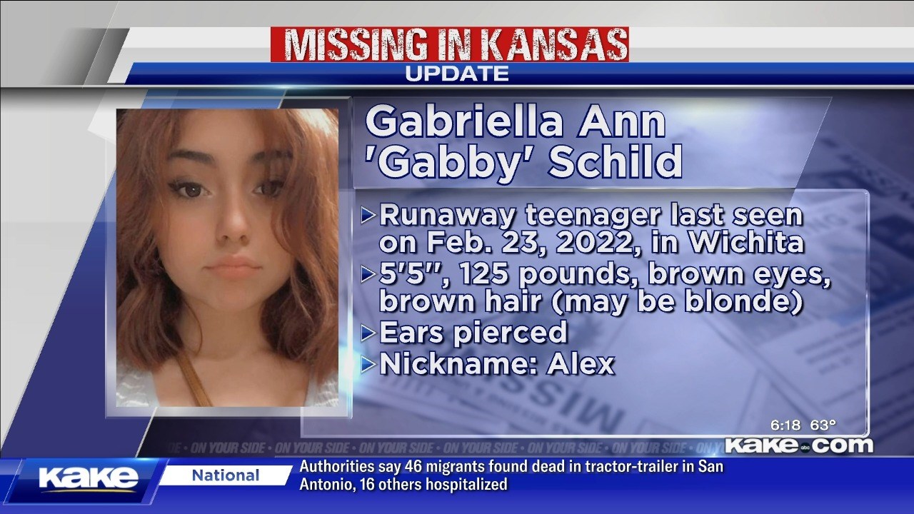 Missing in Kansas: Gabriella Ann 'Gabby' Schild - KAKE