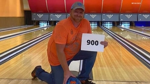 Man bowls 3 perfect games