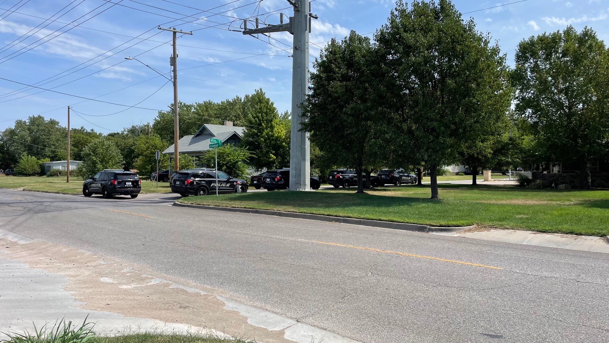 Standoff at 45th and Arkansas has closed roads in the area