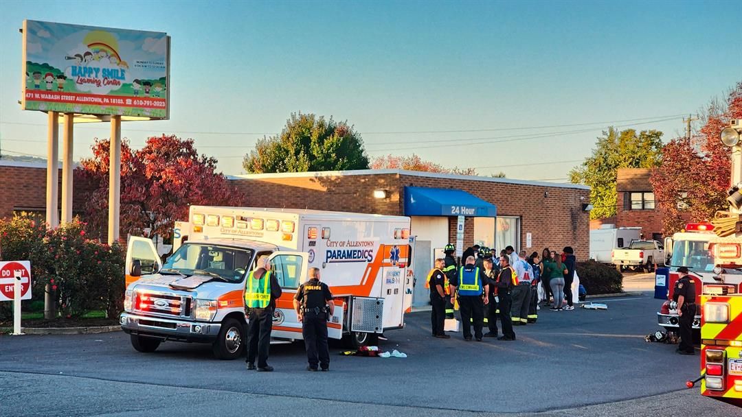32 children and daycare employees are rushed to hospitals after a