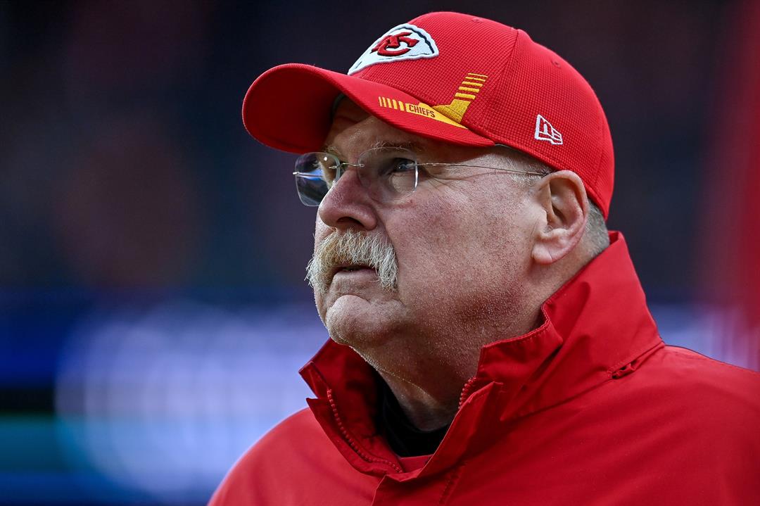 What is Andy Reid's favorite Halloween candy and costume?