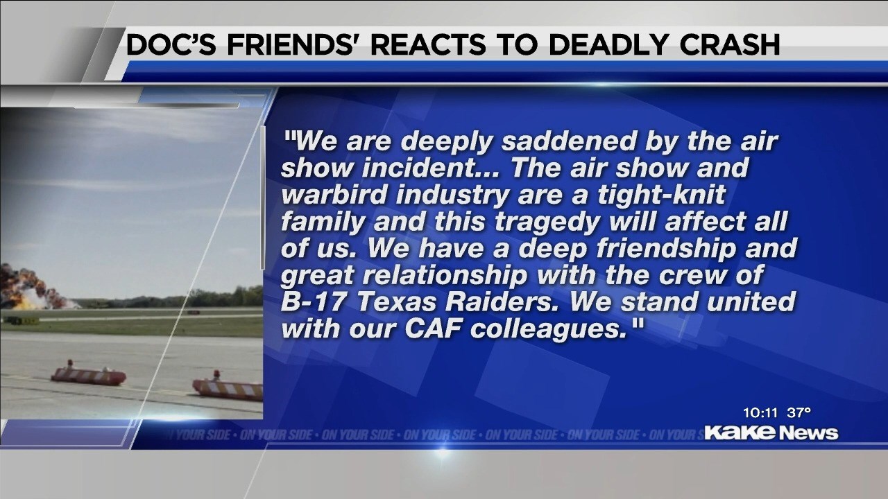 B-17 Plane Crash In Dallas Spurs Local Reaction - KAKE