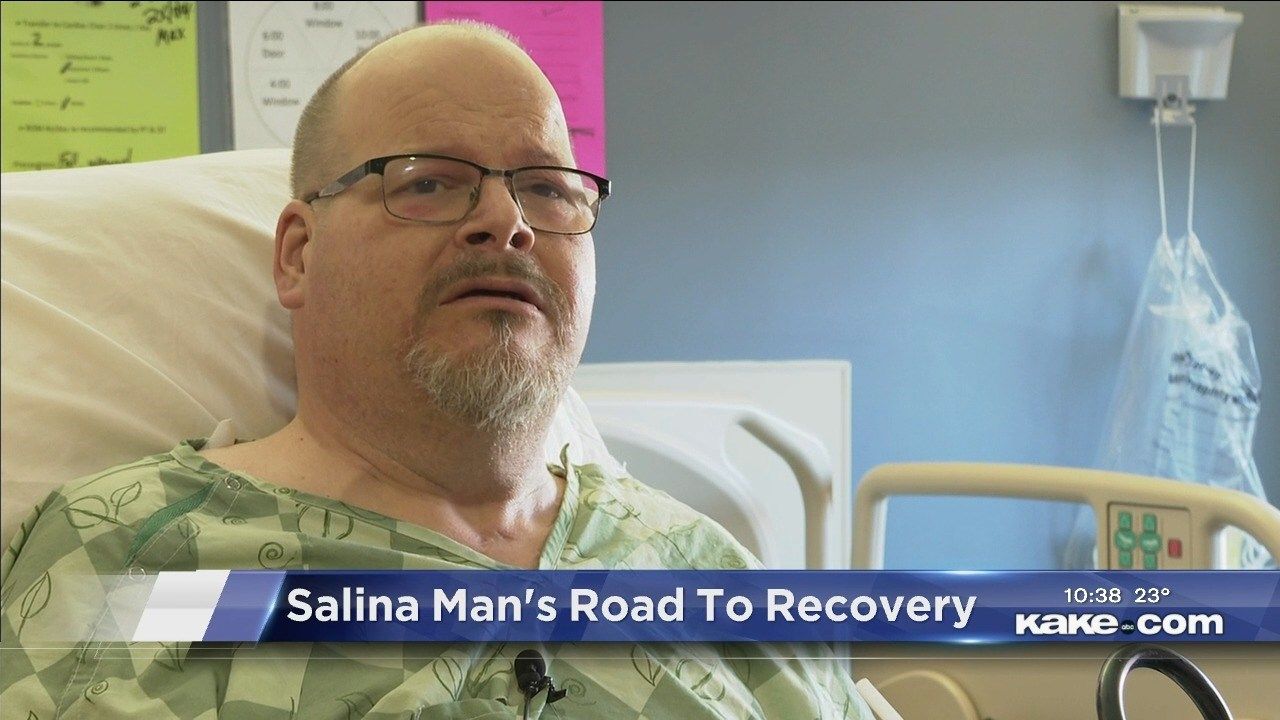 Salina man still in hospital a year after getting COVID19 KAKE