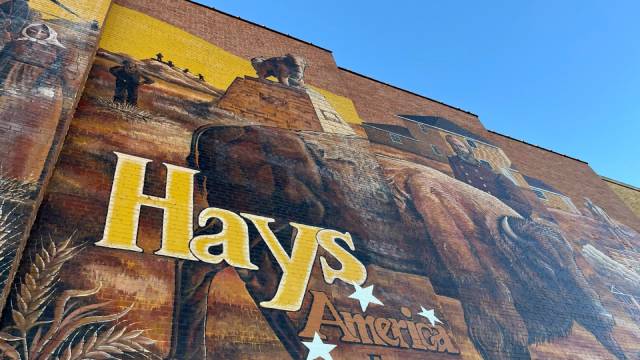 Hays in Ellis County is an example of the Republican Party's dominance in rural Kansas.