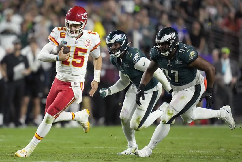 The Philadelphia Eagles will face the Kansas City Chiefs in the Super Bowl