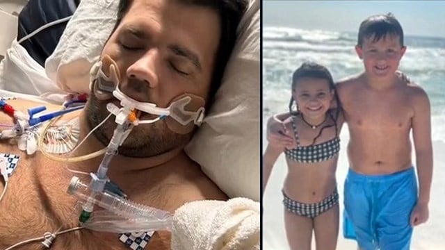 Ex-NFL star says '100% a miracle' he saved son and niece from