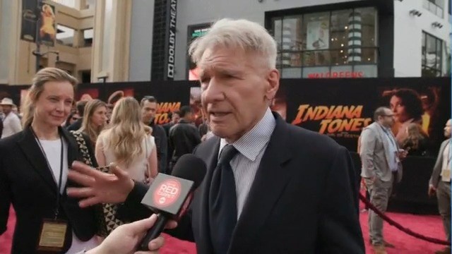 Ke Huy Quan Surprises Harrison Ford on 'Indiana Jones 5' Red Carpet