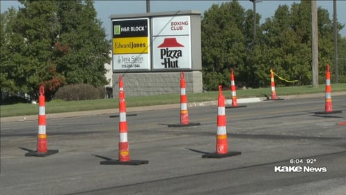 Mazie Road construction halted