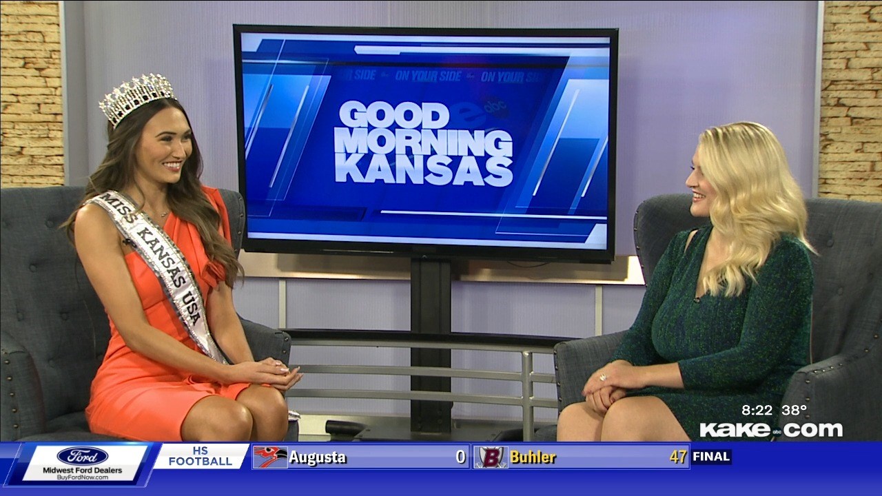 Miss Kansas USA 2023 Haley Berger visits GMK and chats with KAKE's ...