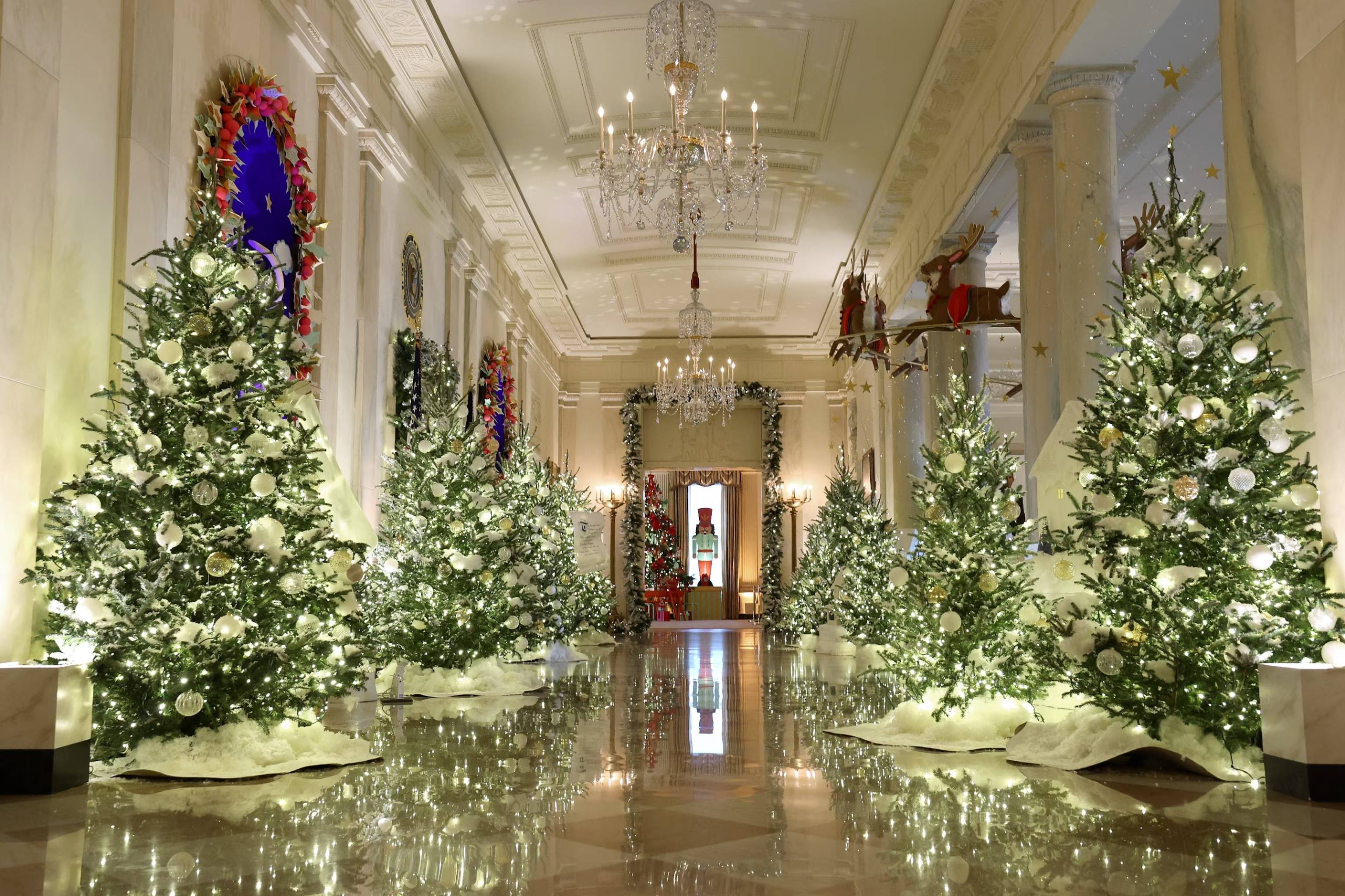 First Lady Jill Biden Unveils 2023 White House Holiday Decor - KAKE