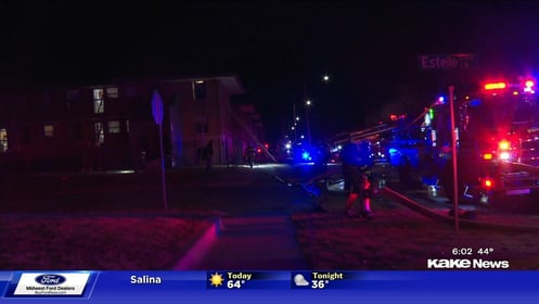 Woman critically injured in central Wichita apartment fire