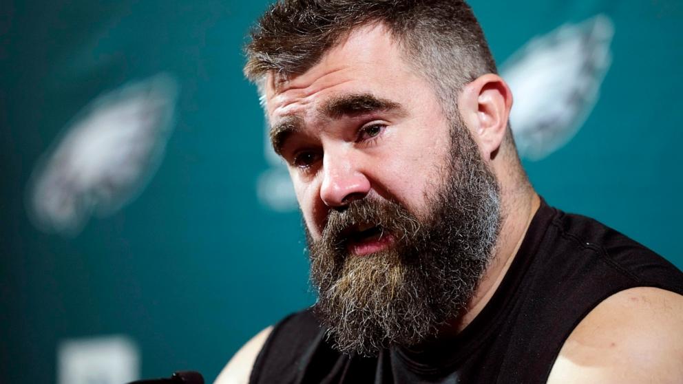 Jason Kelce says he's lost his Super Bowl LII ring… in a pool fi - KAKE