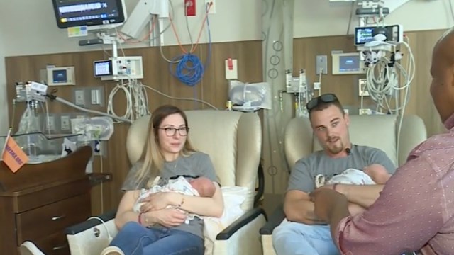 Family desperate for help after newborn twins with rare condition are denied life-altering treatment