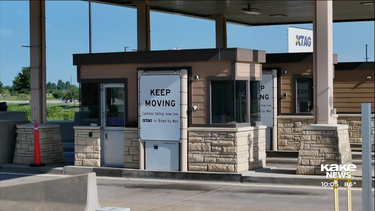 Kansas interstate drivers already noticing faster travel after first day of fully automatic tolling